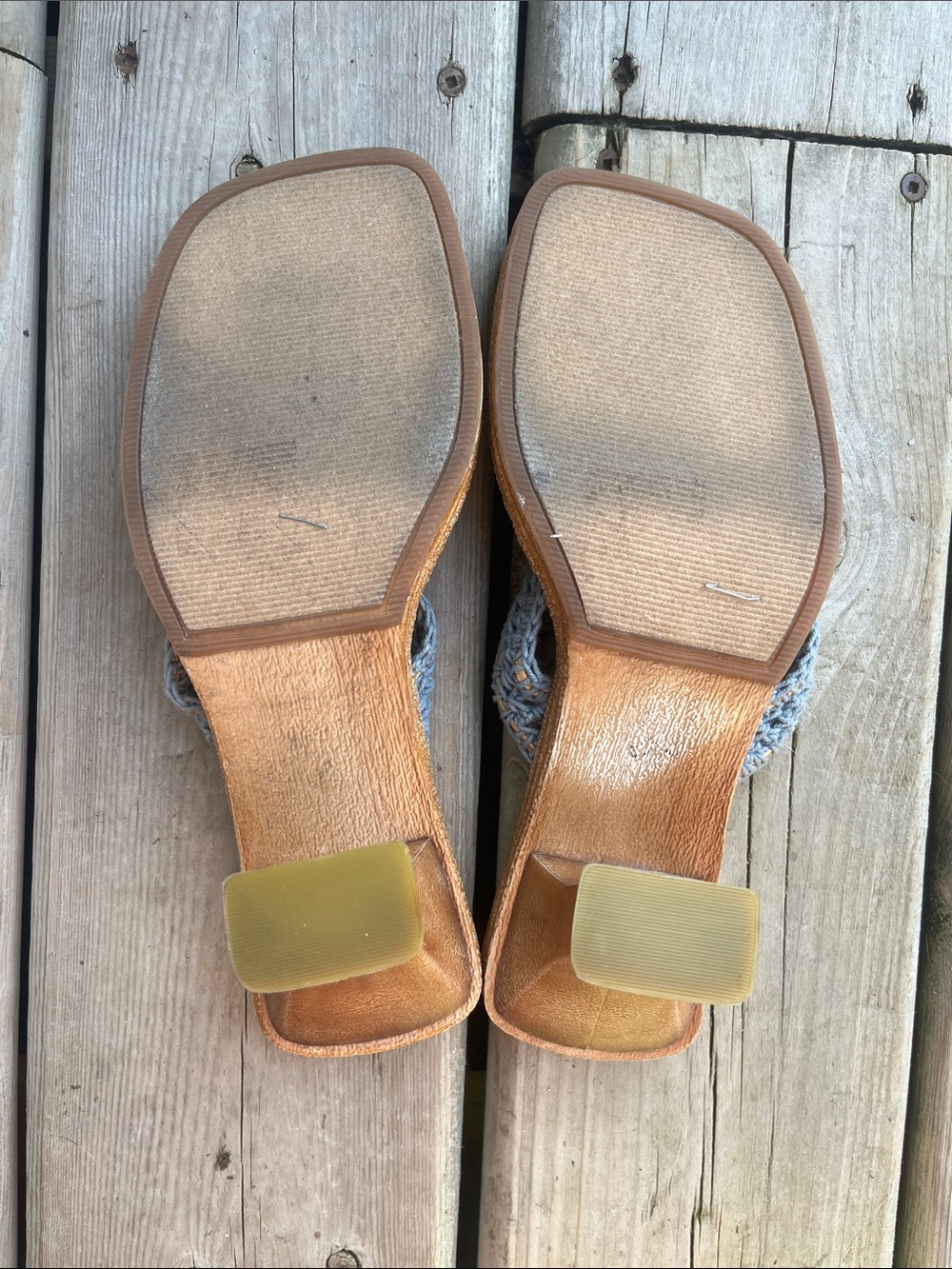 Stevis by Steve Madden Light Blue Braided Thong Sandals - Picture 4 of 6